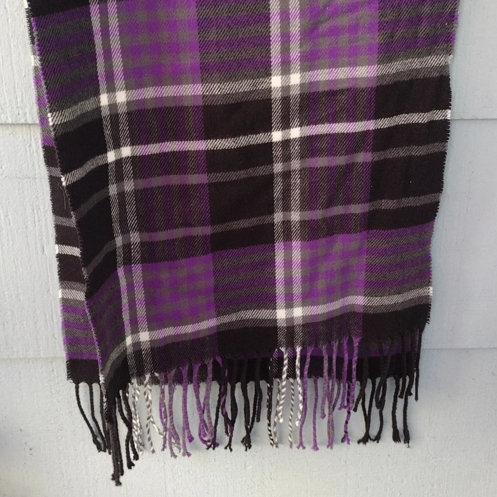 Cashmere Feel Plaid Italy Design Scarf